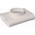 Aldes - Té mixte - vertical - équivalent Ø125mm - 60x200 (conduit rigide plastique minig - 11023979