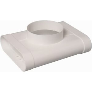 Aldes - Té mixte - vertical - équivalent Ø125mm - 60x200 (conduit rigide plastique minig - 11023979