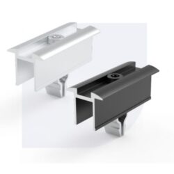 Allimex - Pince centrale 30-40mm aluminium blanc - 1AHM32KK003