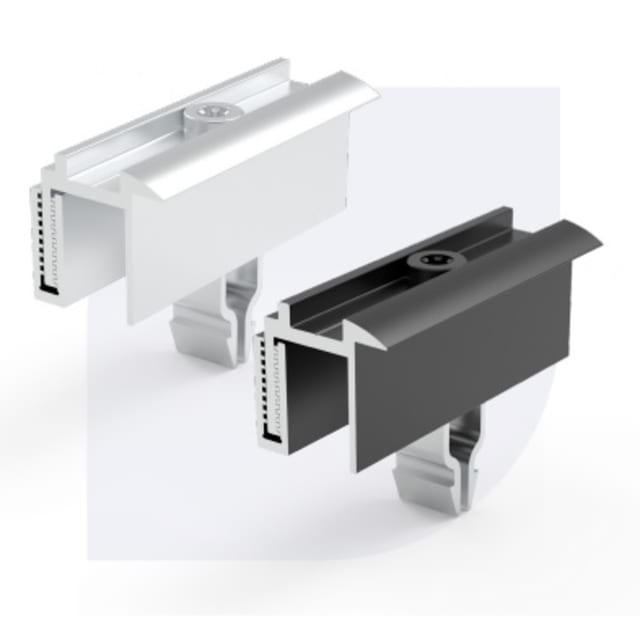 Allimex - Pince de terminaison 30-40mm aluminium blanc - 1AHM32KK008 Allimex - Pince de terminaison 30-40mm aluminium blanc - 1AHM32KK008