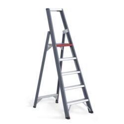 Détails visibles de Escabeau simple accès 5 marches 3,20 m EN131 pour Escabeaux
