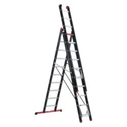 Altrex - Mounter échelle transformable - 3 x 10 échelons - hauteur travail 7
