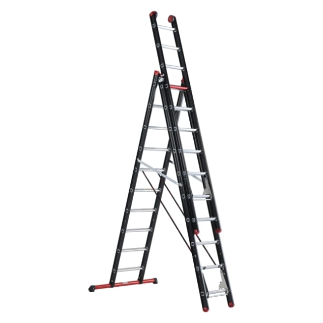 Altrex Mounter échelle transformable 3x10 Échelle transformable aluminium 3 x 10 avec stabilisateur et patins antidérapants