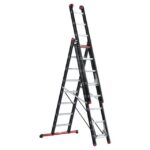 Altrex - Mounter échelle transformable - 3 x 8 échelons - hauteur travail 6