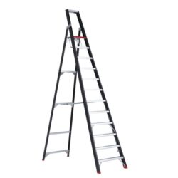 Escabeau simple accès TGB 12 marches EN131, configuration visible