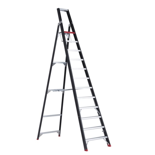 Altrex - Taurus escabeau simple accès TGB - 12 marches - hauteur travail 2 Altrex - Taurus escabeau simple accès TGB - 12 marches - hauteur travail 2