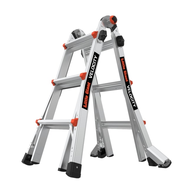 Altrex Velocity échelle pliante télescopique Échelle pliante télescopique en aluminium 4x3 marches avec stabilisateurs et patins antidérapants