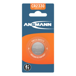 Ansmann - Pile bouton Lithium - 3V - CR2330 - blister 1 pc. - A-CR2330-B1