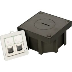 Arpi by Lithoss - Prise de sol Inox 2 x RJ45 cat 6 UTP - AR6162601