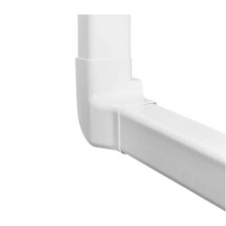 Artiplastic - 0815VD-W - Angle vertical droit Blanc pur 80x60mm - 050702-201018