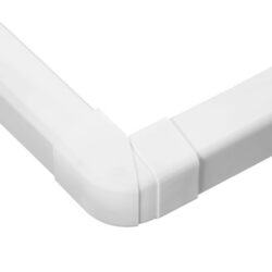 Artiplastic - 0821ER-W - Angle ext réglable 70° à 120° Blanc pur - 80x60mm - 050702-101018