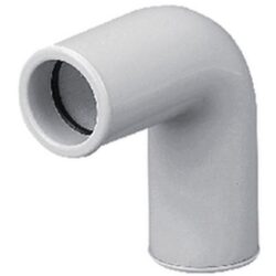 Coude 90° femelle femelle PVC blanc 20 mm pour tube condensat