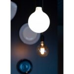 Ampoule LED globe G150 opale E27 8W dimmable