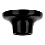 Plafonnier porcelaine noir E27 classe 2 max 60W