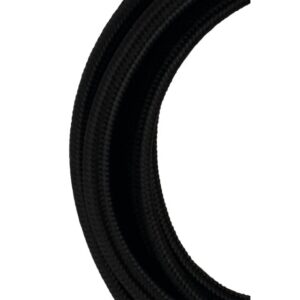 BAILEY - Câble Textile 3 mètres Noir 2x0.75mm2 Fil en cuivre textile 2 conducteurs - 139672