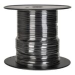 Câble textile noir 2 conducteurs 2x0,75 mm² cuivre sur bobine