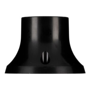 BAILEY - Douille E27 Thermoplastique Noir Monté en surface Droite Applique murale 83x57mm - 141124