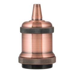 BAILEY - Douille alu E27 Gaine cuivre antique et serre-câble M10 filetage creux Kit compl - 139695