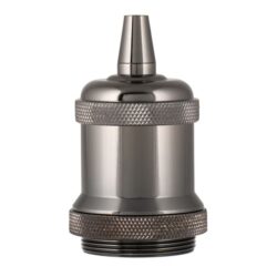 BAILEY - Douille alu E27 Gaine noir et serre-câble M10 filetage creux Kit complet CLII M - 139693