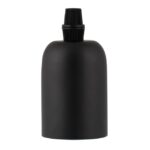 BAILEY - Douille en alu E27 Noir mat Gaine noire et serre-câble M10 filetage creux Kit - 139700