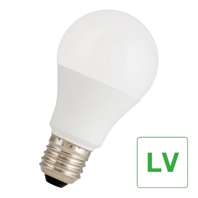 BAILEY Low voltage LED bulb Ampoule LED E27 Ampoule LED E27 A60 7W 2700K 24V AC DC avec marquage LV
