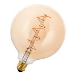 Ampoule LED filament dorée G150 E27 3W 2200K dimmable