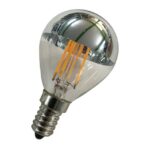 BAILEY - LED Filament Sphérique G45 E14 3W 2700K Calotte Argentée Clair 350lm - 80100037529