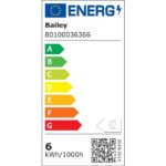 BAILEY - LED Long Filament Globe G95 E27 5.8W 2200K Clair 511lm Gradable IRC90-100 - 80100036366 – Image 6