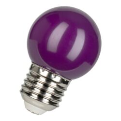 BAILEY - LED Party Bulb Sphérique G45 E27 1W Violet 30lm 360D 45x70mm IP44 PC - 143329