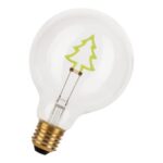 BAILEY - LED Silhouette Christmas Tree G95 E27 2W 170lm green clear - 145552