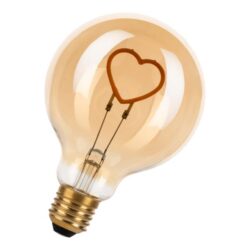 BAILEY - LED Silhouette Heart G95 E27 2W 90lm 920 Or - 145546