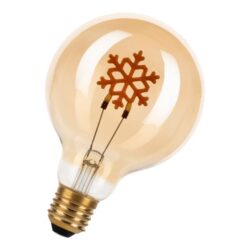 BAILEY - LED Silhouette Snowflake G95 E27 2W 90lm 920 Or - 145550