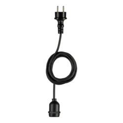 BAILEY - Lampe suspension Extérieur IP44 E27 Noir 5M Câble en caoutchouc 2x1.0mm2 - 143002