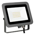 BAILEY - Projecteur LED Gris 20W 3000K 2100lm 220-240V IP65 IK08 Câble 0.5 mètre - 145498