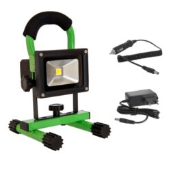 BAILEY - Projecteur LED Portable 3-10W 4000K Vert Gradable 900lm IP65 IK07 Chargeurs incl - 90500034259