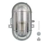 BAILEY - RoBust Bulkhead E27 Oval Large Grey 100W - 145970