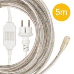 BAILEY - RoBust LED Rope 5M 5W/m 380lm/m 4000K IP65 incl. Câble d alimentation et embout - 145637