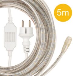BAILEY - RoBust LED Rope 5M 5W/m 380lm/m 4000K IP65 incl. Câble d alimentation et embout - 145637