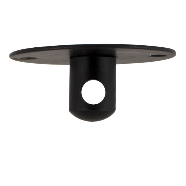 BAILEY Ceiling Cup serre câble plafond Serre câble plafond mural en métal noir avec platine ronde et ouverture centrale