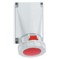 Détails visibles de Prise CEE apparente 63A 5 pôles 400V IP67 1112 pour Socles CEE