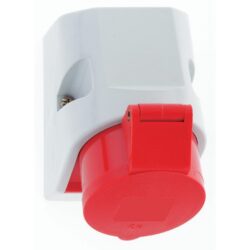 Détails visibles de Prise CEE murale Quick-Connect 16A 5 pôles 400V IP44 pour Prises murales CEE