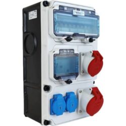 Détails visibles de Coffret de distribution Variabox 390x230x145 pour Blocs prises