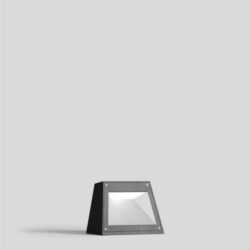 Détails visibles de Applique LED sol extérieur graphite DALI IP67 pour Bornes de jardin