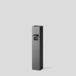 BEGA - Bollard tube Ø 160 with 1 safety socket F H815 graphite - 84917