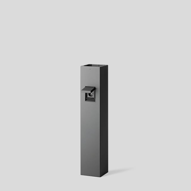 BEGA - Bollard tube Ø 160 with 1 safety socket F H815 graphite - 84917 BEGA - Bollard tube Ø 160 with 1 safety socket F H815 graphite - 84917