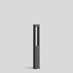 Détails visibles de Borne extérieure LED graphite 3000K IP65 à visser 6K3 pour Bornes de jardin