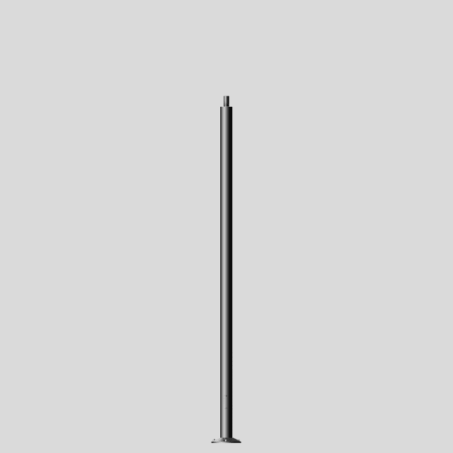 BEGA - Mât alu sur platine H4000mm d76mm h130mm Ø135mm D340mm 25kg BCDE graphite - 70733 BEGA - Mât alu sur platine H4000mm d76mm h130mm Ø135mm D340mm 25kg BCDE graphite - 70733