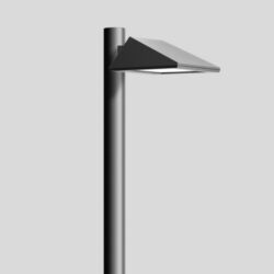 BEGA - Tête de mât LED 22.2W 4000K 2661lm graphite asymétrique IP 65 - 84103K4