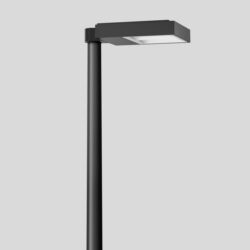 BEGA - Tête de mât LED 68W 3000K 9336lm graphite asymétrique IP 66 - 84586K3