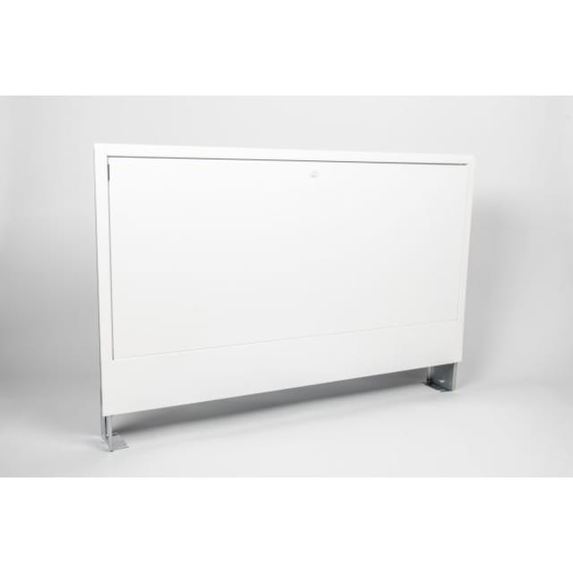 BEGETUBE Armoire encastrable collecteur 1030 mm Armoire encastrable blanche pour collecteur 1030 mm avec pieds métalliques réglables